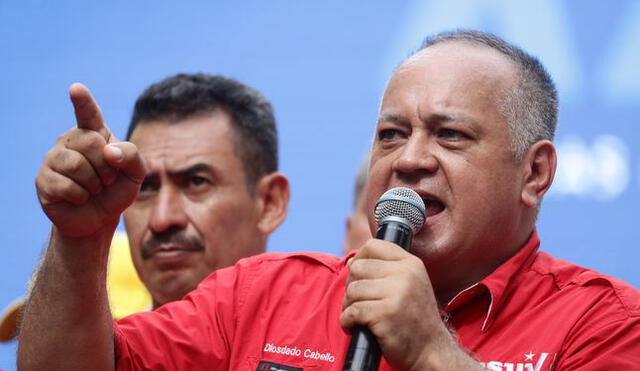 Diosdado Cabello es considerado el número 2 del chavismo en Venezuela. Foto: EFE