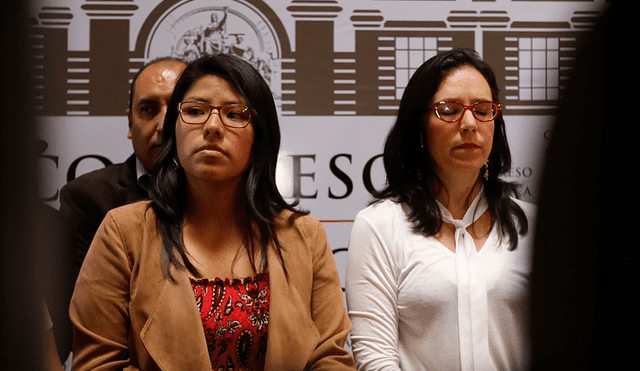 Indira Huilca y Marisa Glave buscan que el Gobierno de Pedro Castillo esté libre de impunidad y sea consecuente con su discurso. Foto: La República