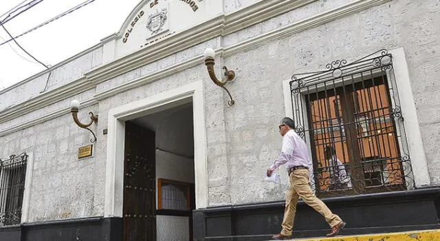 Colegio de Abogados de Arequipa en medio de coyuntura política. Foto: Archivo La República