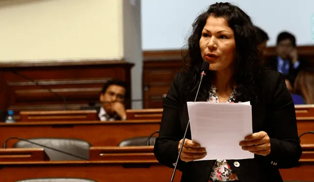 Yesenia Ponce renunció a la bancada de Fuerza Popular en diciembre del 2018. Foto: Congreso