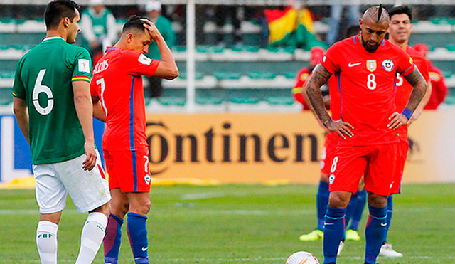 Chile y Bolivia se enfrentan este viernes 26 de marzo en un amistoso por fecha FIFA. Foto: AFP