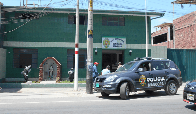 Policías de la Comisaría de Máncora realiza la investigación.