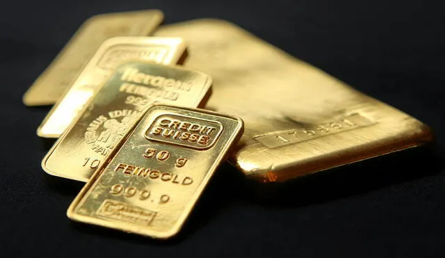 El oro al contado subía un 0,3% a US$ 1.815,11 la onza en las primeras horas del 31 de agosto. Foto: AFP
