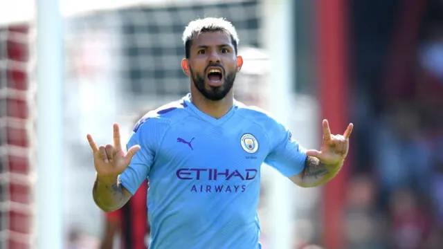 En su primera temporada como citizen, Agüero ganó la Premier League y marcó 30 goles. Foto: Manchester City