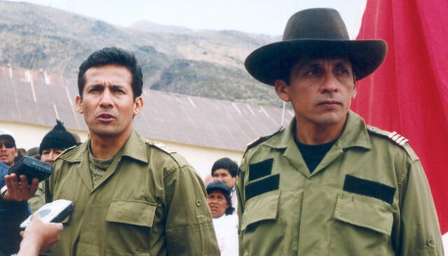 Ollanta Humala y su hermano Antauro, quien ahora está preso. Foto: difusión