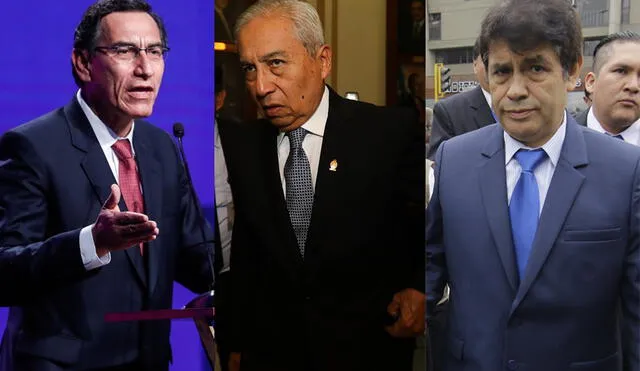 Martín Vizcarra, Pedro Chávarry y Tomás Gálvez tienen denuncias pendientes en el Congreso de la República. Foto: composición/La República
