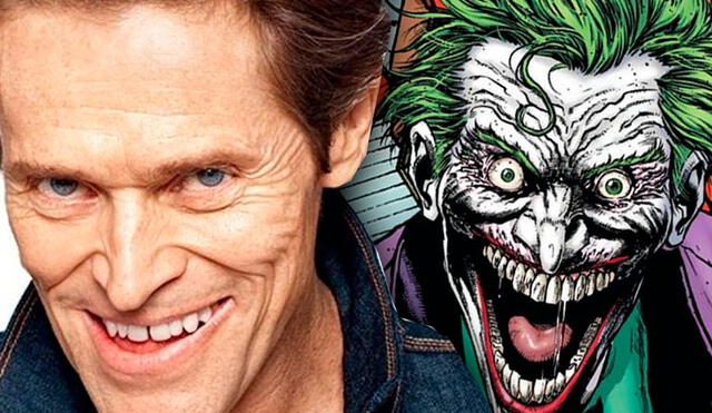 Willem Dafoe confirmó su deseo de interpretar a una versión "impostora" del Joker. Foto: difusión