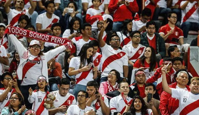 La hinchada peruana fue elegida como la mejor del mundo en 2018. Foto: Difusión