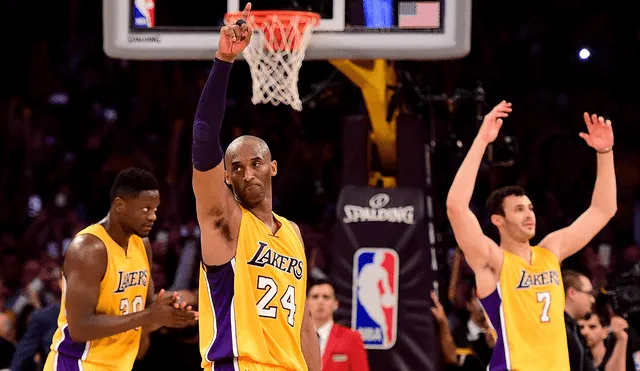 Bryant ganó cinco anillos de campeón de la NBA con los Lakers. Foto: AFP
