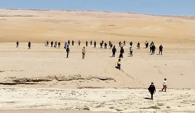 Decenas de personas cruzaban este desierto para llegar hacia Perú o Chile en busca de una mejor vida. Foto: difusión