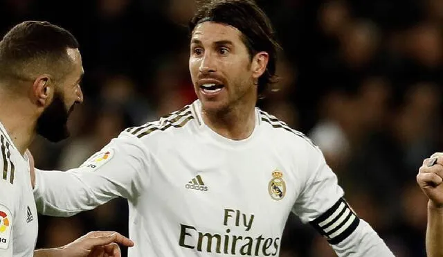 Sergio Ramos termina su contrato con el Real Madrid en junio de este año. Foto: AFP