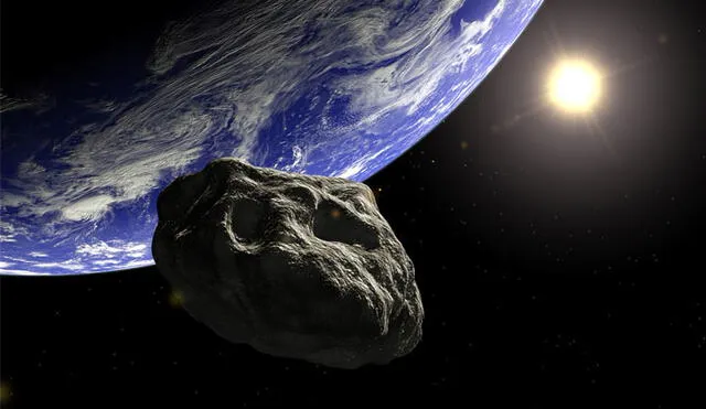 El asteroide (7482) 1994 PC1 viaja a una velocidad de 19,56 km/s y se encuentra en una zona segura con respecto a la Tierra. Foto: NASA.