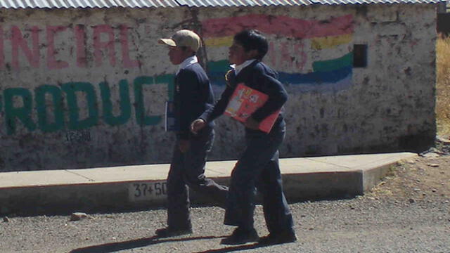 En la región de Puno, la población escolar en primaria son 128.000 niños. Foto: La República