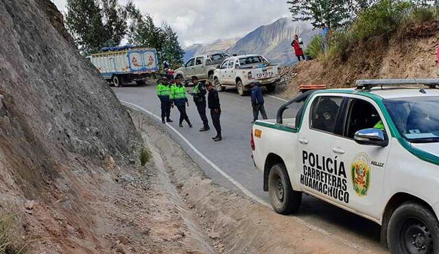 Operativo se ejecutó en el kilómetro 121 de la carretera de penetración a la sierra liberteña. Foto: La República