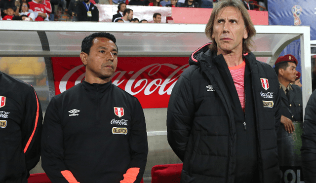 Nolberto Solano trabaja en el comando técnico de Ricardo Gareca en la selección peruana. Foto: GLR