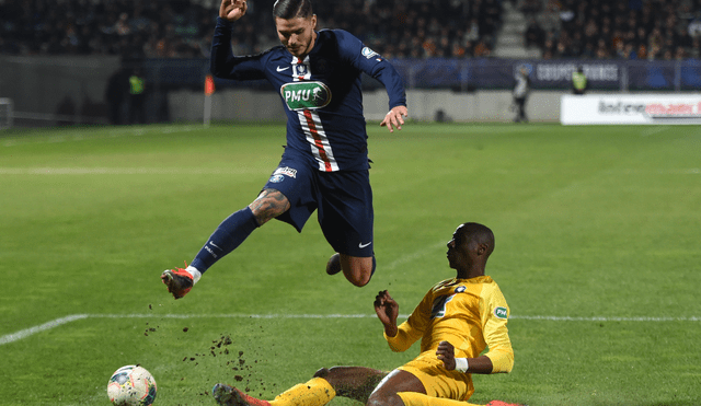 Icardi tampoco jugó el último partido de PSG por la Ligue 1. Foto: AFP