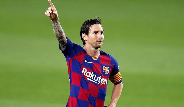 Lionel Messi es el capitán del FC Barcelona. Foto: EFE