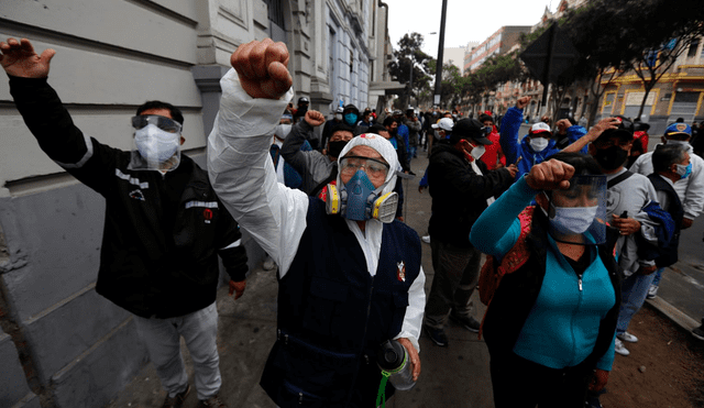 Desde la CGTP afirman que Monteza dio su palabra que el tema no iba a volverse a tocar durante las horas que quedan de esta legislatura. Foto: Jorge Cerdán