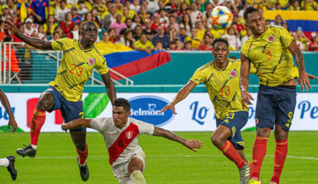 Colombia no pierde con Perú en Lima por eliminatorias desde 1981. Foto: EFE