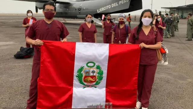 Obstetras peruanos en lucha contra el coronavirus. Foto: Minsa