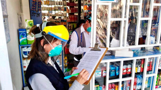 El personal de Diremid verificó la documentación y la condición de los medicamentos en las boticas y farmacias. Foto: La República