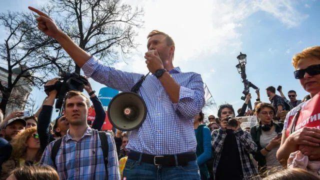 También se pide condenar a quienes están detrás de la persecución de Navalny, Foto: EFE