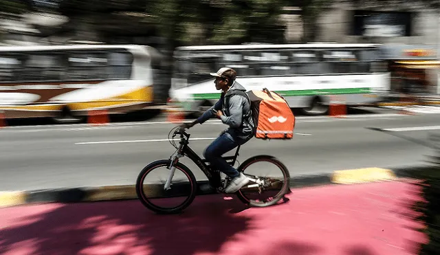 Repartidores de Rappi realizan delivery en diferentes zonas de Lima. (Foto: Aldair Jorge Mejia Lopez)