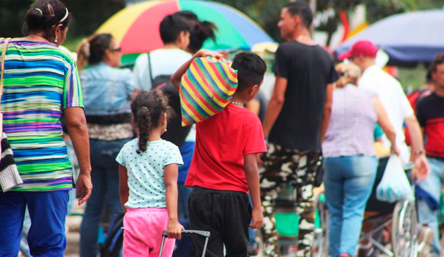 Migrantes venezolanos en Colombia. Foto: Europa Press