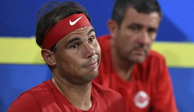 Nadal también explicó por qué no llegó a debutar en la ATP Cup. Foto: AFP