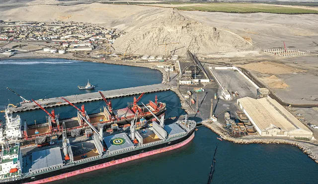 En el terminal portuario de Salaverry, las obras ascienden a los S/ 945 millones. Foto: MTC