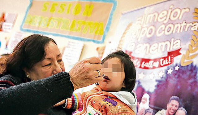 Hay más de 1 millón de niños menores de cinco años que viven con anemia de manera crónica en el Perú. Foto: La República.