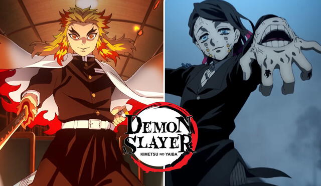 Rengoku y Enmu se enfrentarán en la película de Kimetsu no Yaiba. Foto: composición/Ufotable