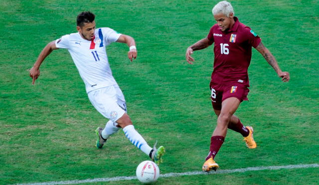 Venezuela vs. Paraguay se enfrentan por la última jornada de la fecha triple de las Eliminatorias Qatar 2022. Foto: Twitter / @Albirroja