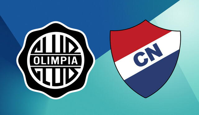 Olimpia y Nacional se enfrentan en la primera fecha del Torneo Clausura 2022 del fútbol paraguayo. Foto: Composición