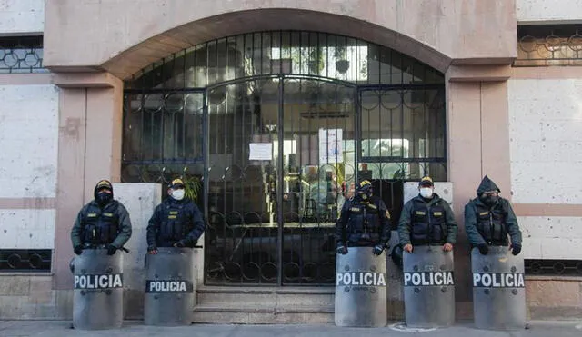 Los acusados fueron detenidos en el año 2020. Durante el operativo se intervino la Municipalidad de Arequipa. Foto: La República/Archivo
