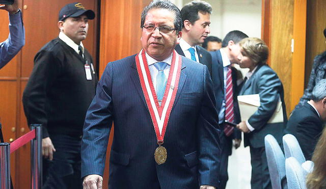 Pablo Sánchez regresa como fiscal de la Nación interino. Foto: Fiscalía
