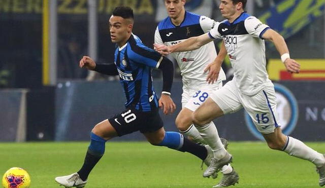 Inter y Atalanta se enfrentan en el Estadio Giuseppe Meazza por la Serie A. Foto: AFP