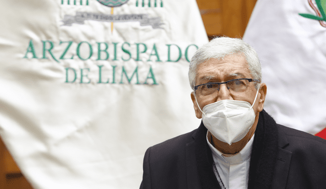 Arzobispo de Lima, monseñor Carlos Castillo, criticó la aprobación de vacancia presidencial contra Martín Vizcarra. Foto: La República/Carlos Contreras.