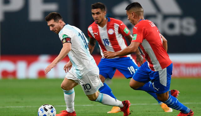 El último Argentina vs. Paraguay, jugado en noviembre de 2020, terminó 1-1. Foto: EFE