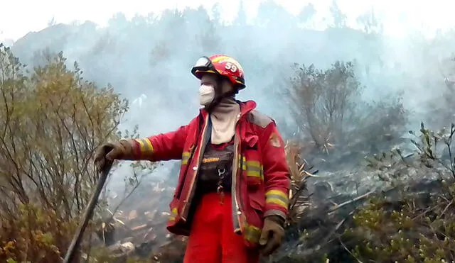 Los bomberos voluntarios trabajan sin recibir una compensación económica pese al peligro expuesto en emergencias. Foto: difusión