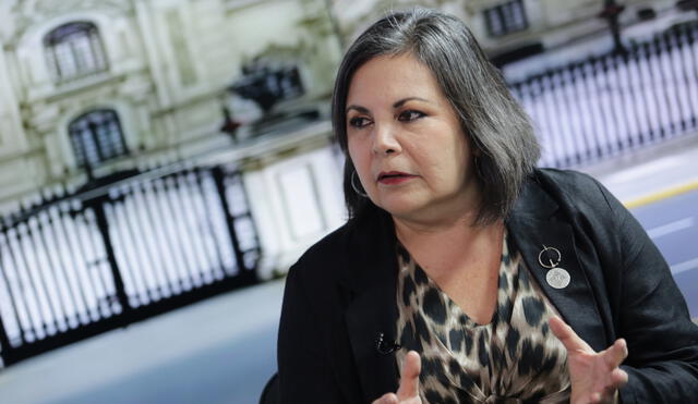 Rocío Silva Santisteban consideró que gabinete de Mirtha Vásquez debe "trabajar en conjunto y en equipo". Foto: La República