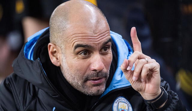 Pep Guardiola amplió su contrato hasta el 2023 con el Manchester City. Foto: EFE