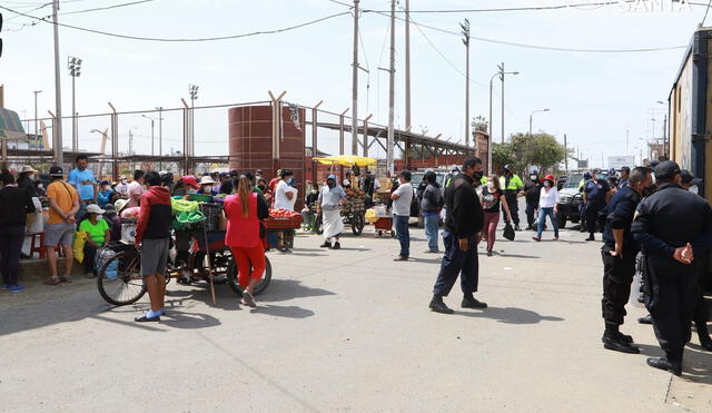 Uno de los conflictos activos es el ocasionado tras el desalojo de los comerciantes del exmercado El Progreso de Chimbote. Foto: Municipalidad del Santa.