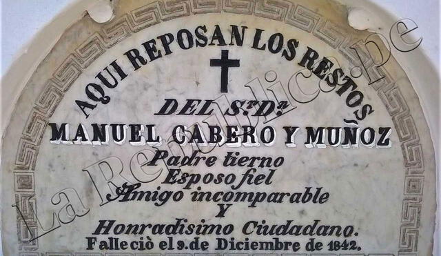 Actualmente los restos de Cavero y Muñoz se encuentra en una tumba común en el Cementerio General de Miraflores. Foto: La República