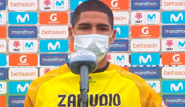 Ángel Zamudio pertenece a Sport Huancayo. Foto: captura Gol Perú.