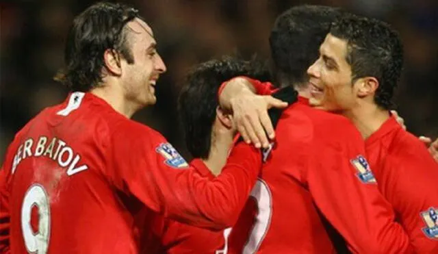 Ronaldo y Berbatov fueron finalistas de la Champions League 2008-2009. Foto: EFE