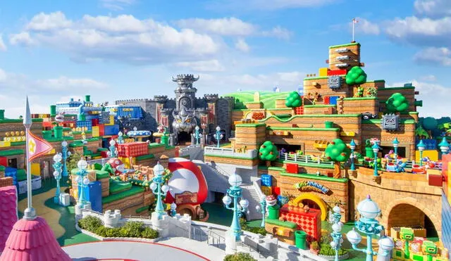 El parque temático abrirá en el 2023, pero podremos darle un primer vistazo de forma virtual. Foto: Nintendo