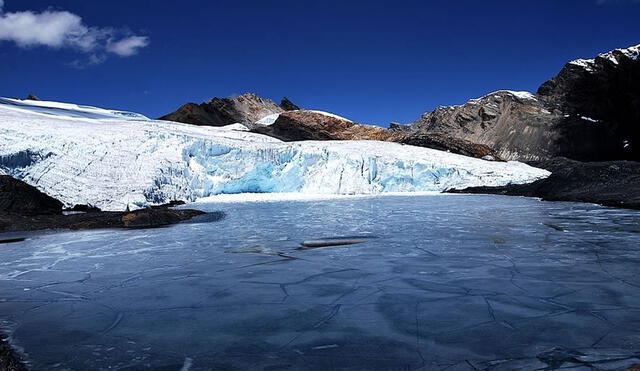 Nevado Pastoruri perdió su masa glaciar de forma acelerada. Foto: Actualidad Ambiental
