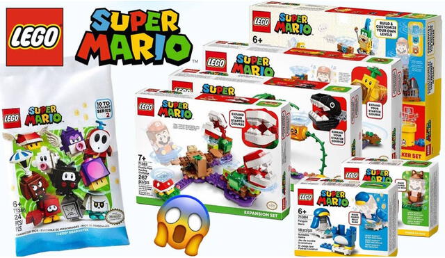 El nuevo set de creación de LEGO es quizá lo más parecido a la idea de Super Mario Maker en la vida real. Foto: Lego/Nintendo