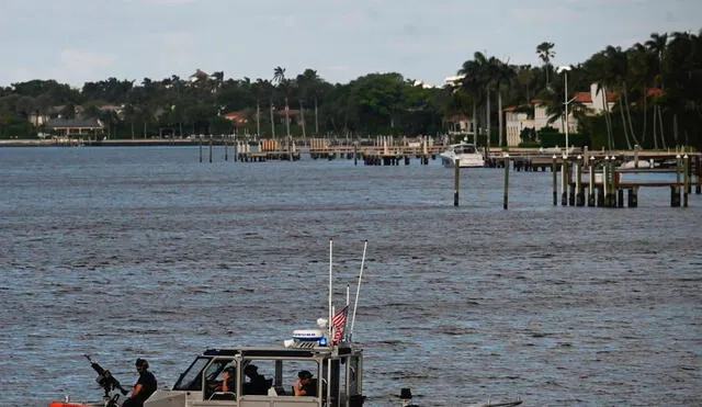 El barco era de tipo Mako Cuddy Cabin, que se utiliza para la pesca deportiva y se dirigía a Florida. Foto: AFP